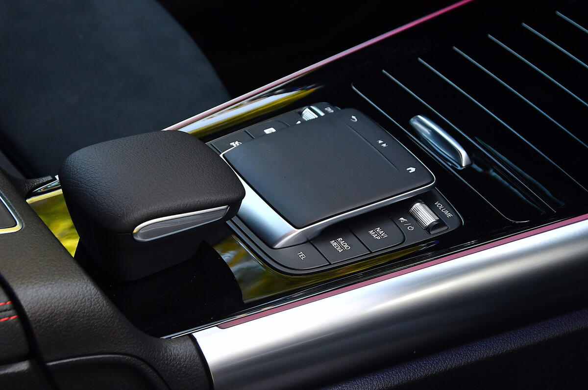 20 Mercedes Benz EQA 2021 road test review centre console
