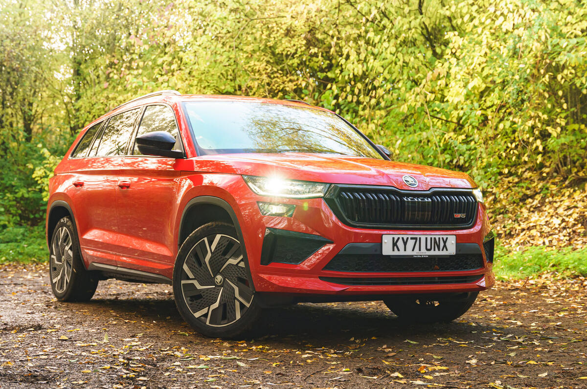 20 Skoda Kodiaq vRS 2022 road test static