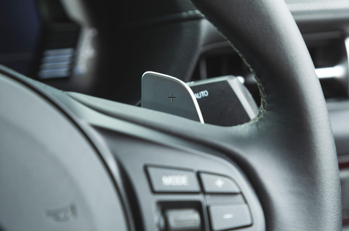 Toyota GR Supra 2019 road test review - paddle shifters