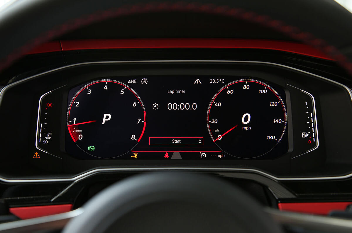 Volkswagen Polo GTI 2018 road test review lap timer