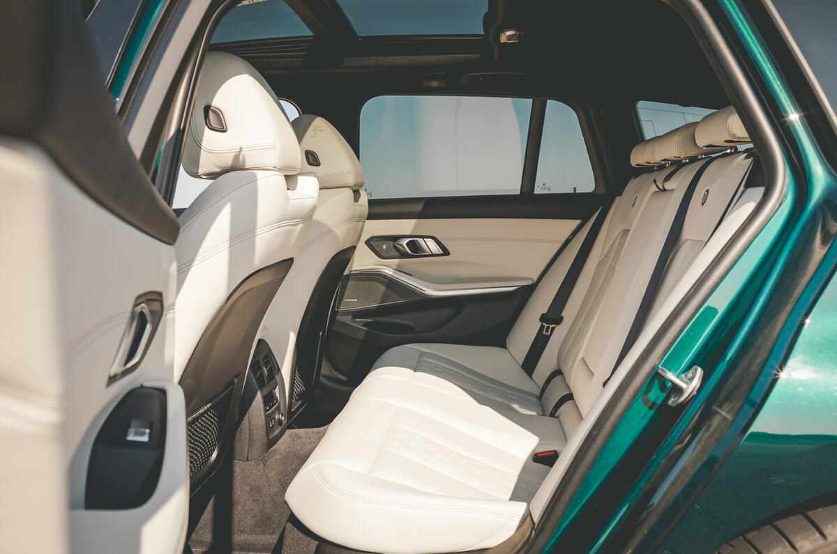 Alpina B3 Touring 2020 road test review - rear seats