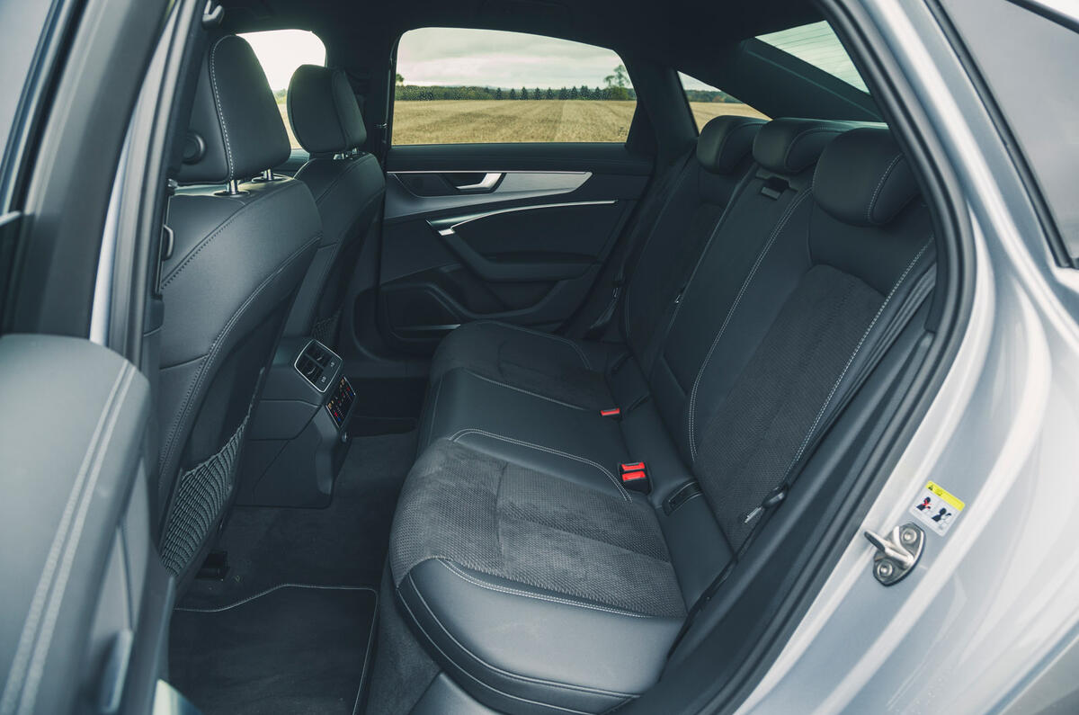 21 Audi A6 TFSIe 2022 road test review rear seats