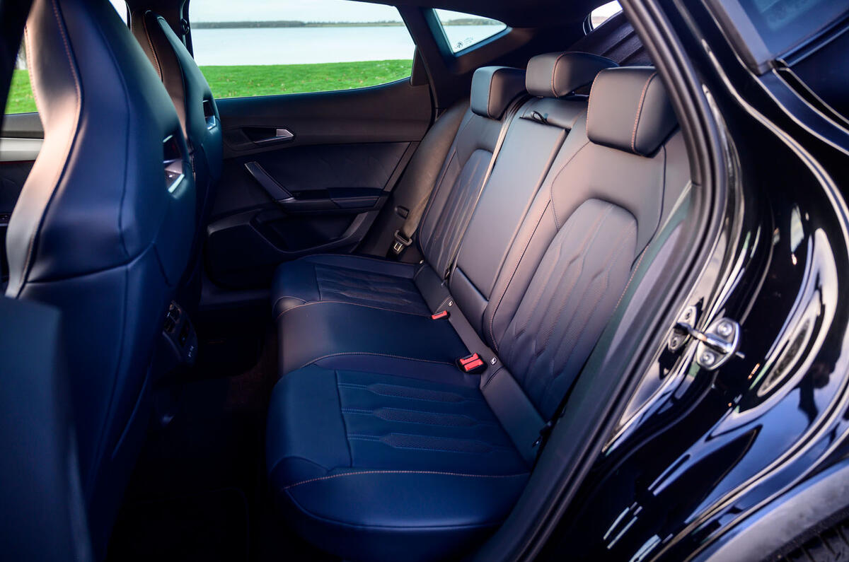 21 Cupra Formentor 2021 road test review rear seats