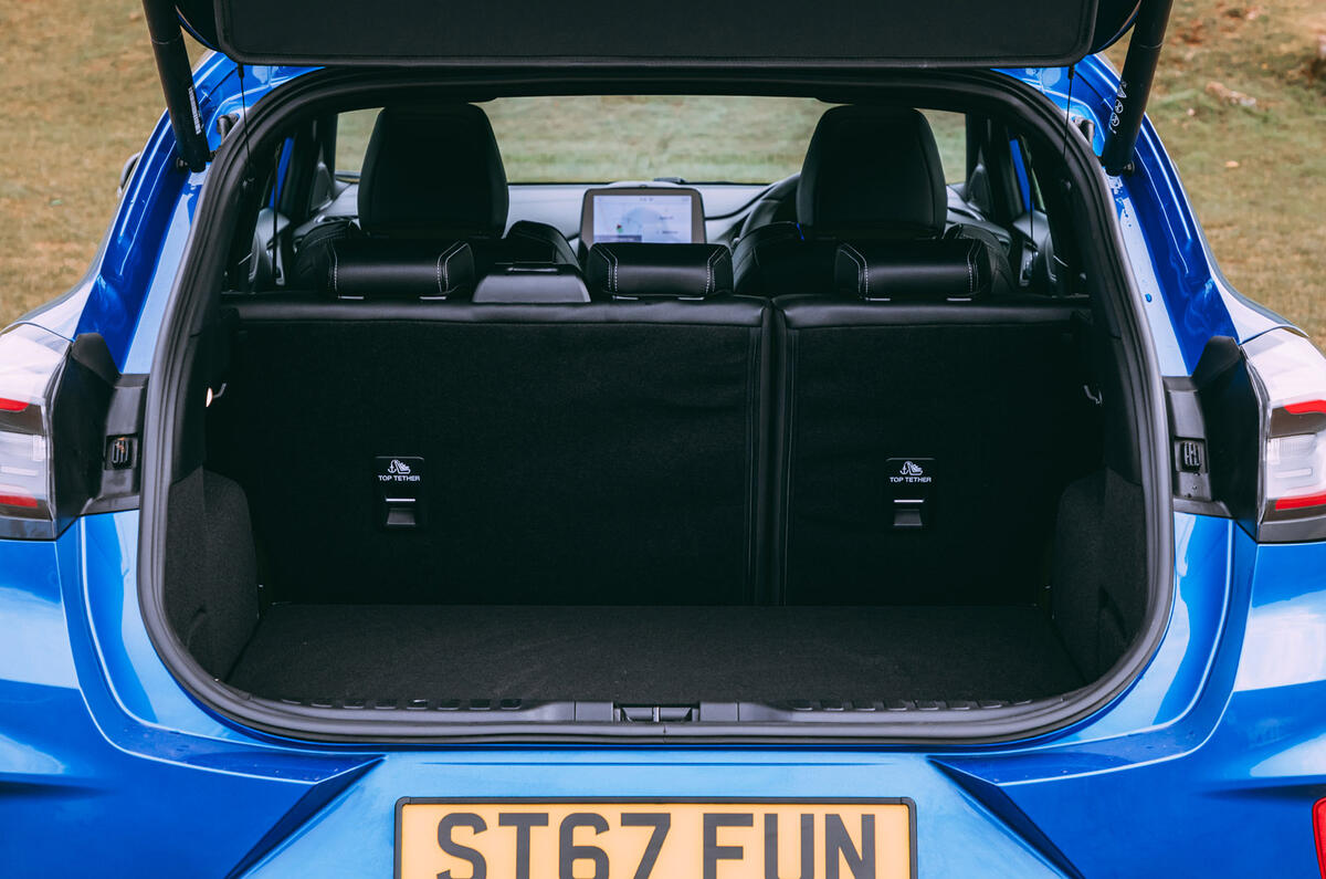 21 Ford Puma ST 2021 road test review boot