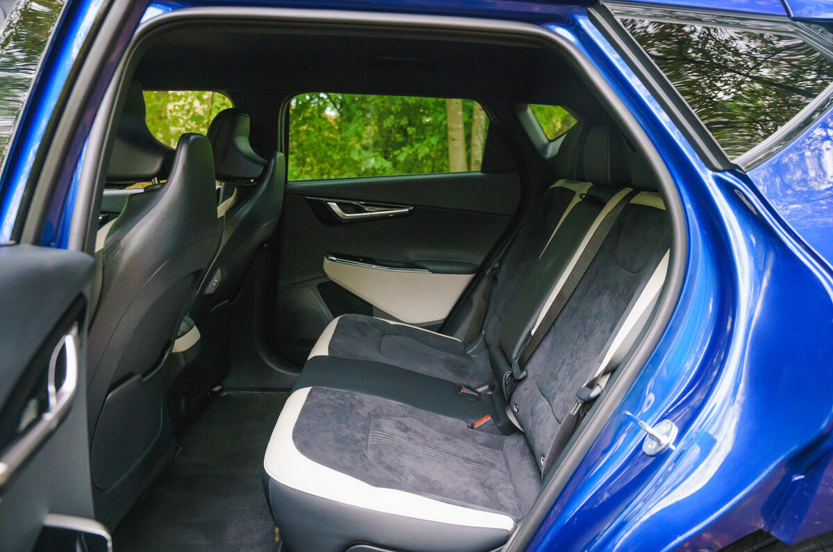 21 Kia EV6 2022 road test review rear seats