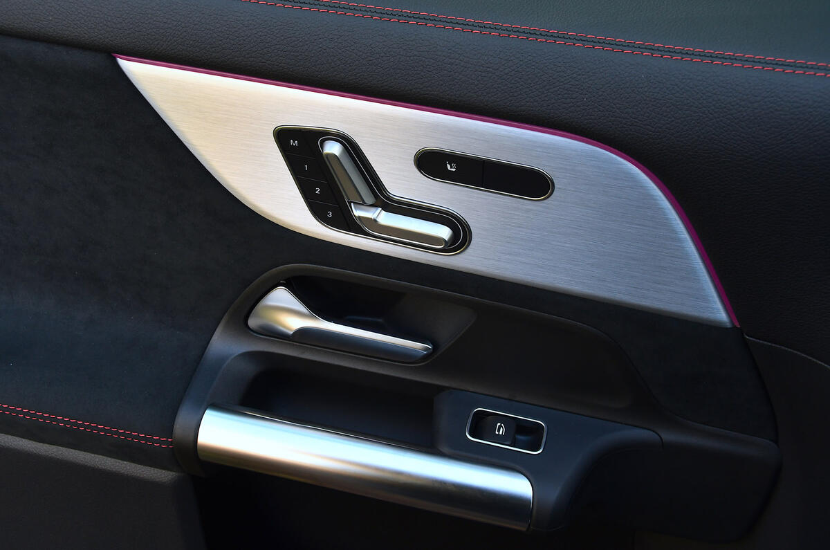 21 Mercedes Benz EQA 2021 road test review seat controls