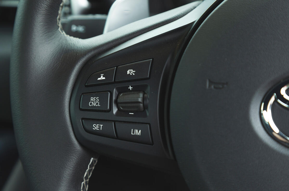 Toyota GR Supra 2019 road test review - cruise controls