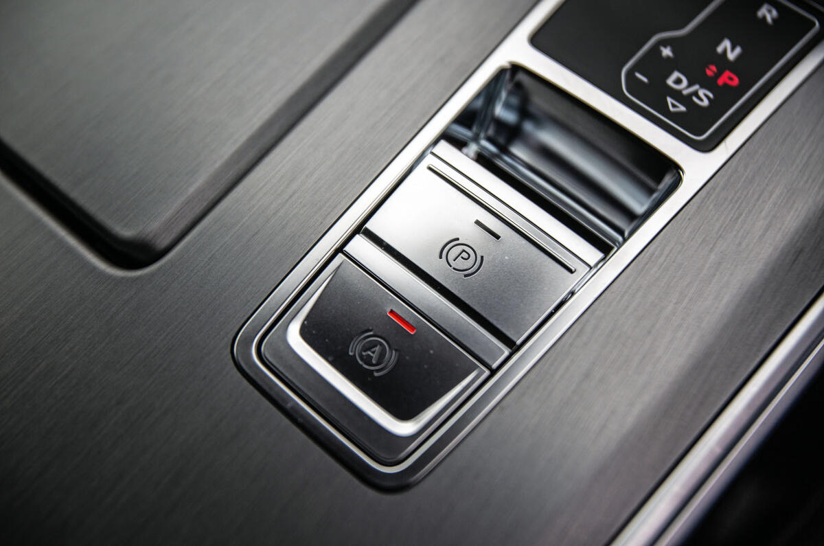 Audi A6 Avant 2018 road test review - parking brake