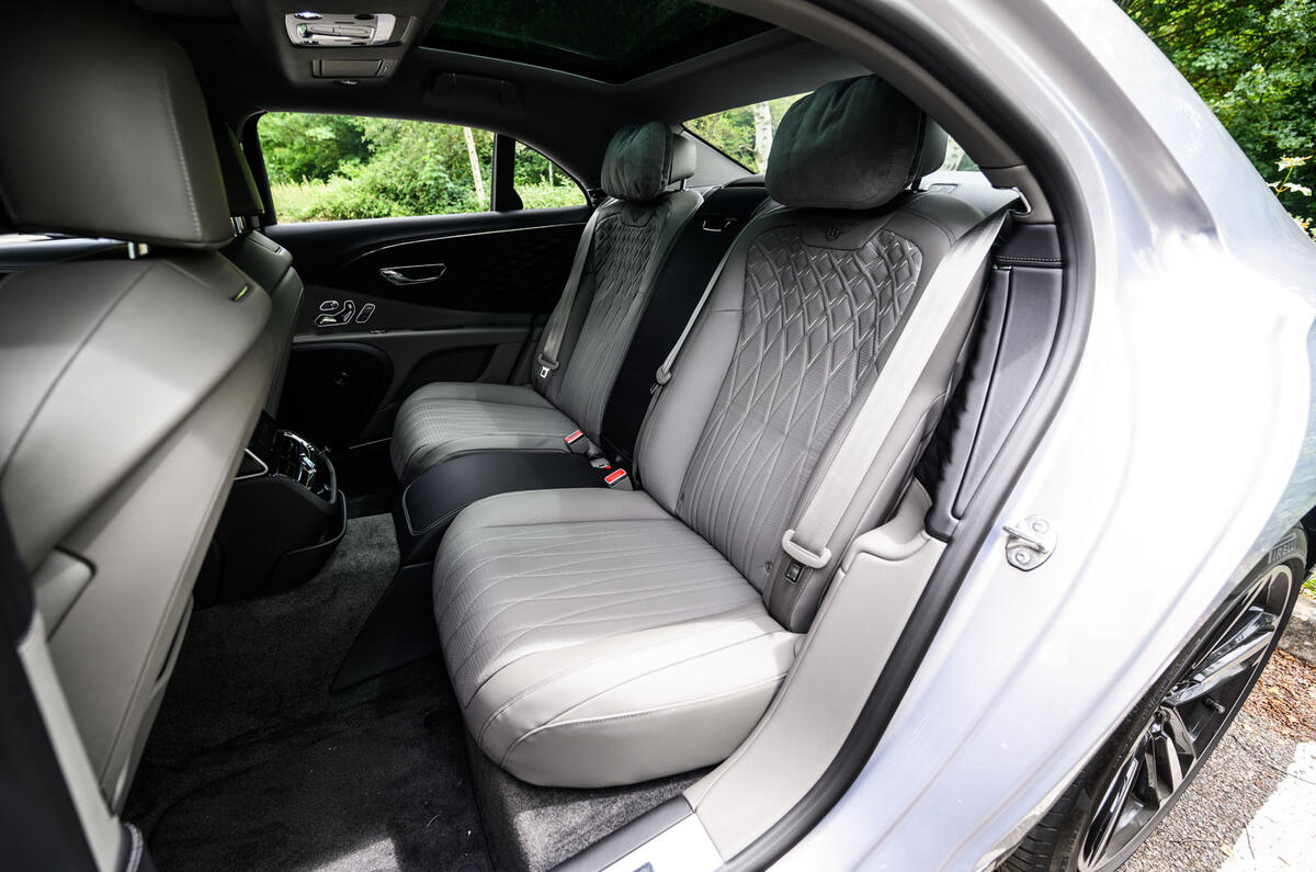 Bentley Flying Spur 2020 road test review - rear seats
