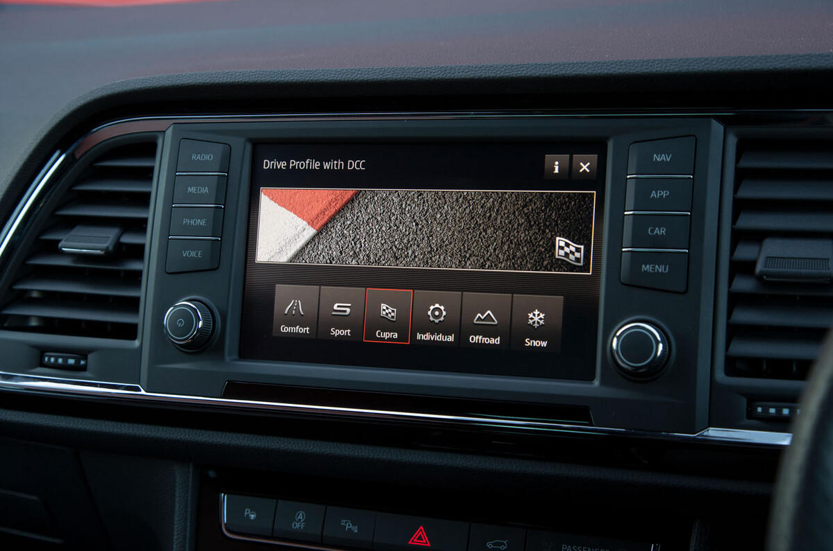 Cupra Ateca 2019 road test review - drive modes