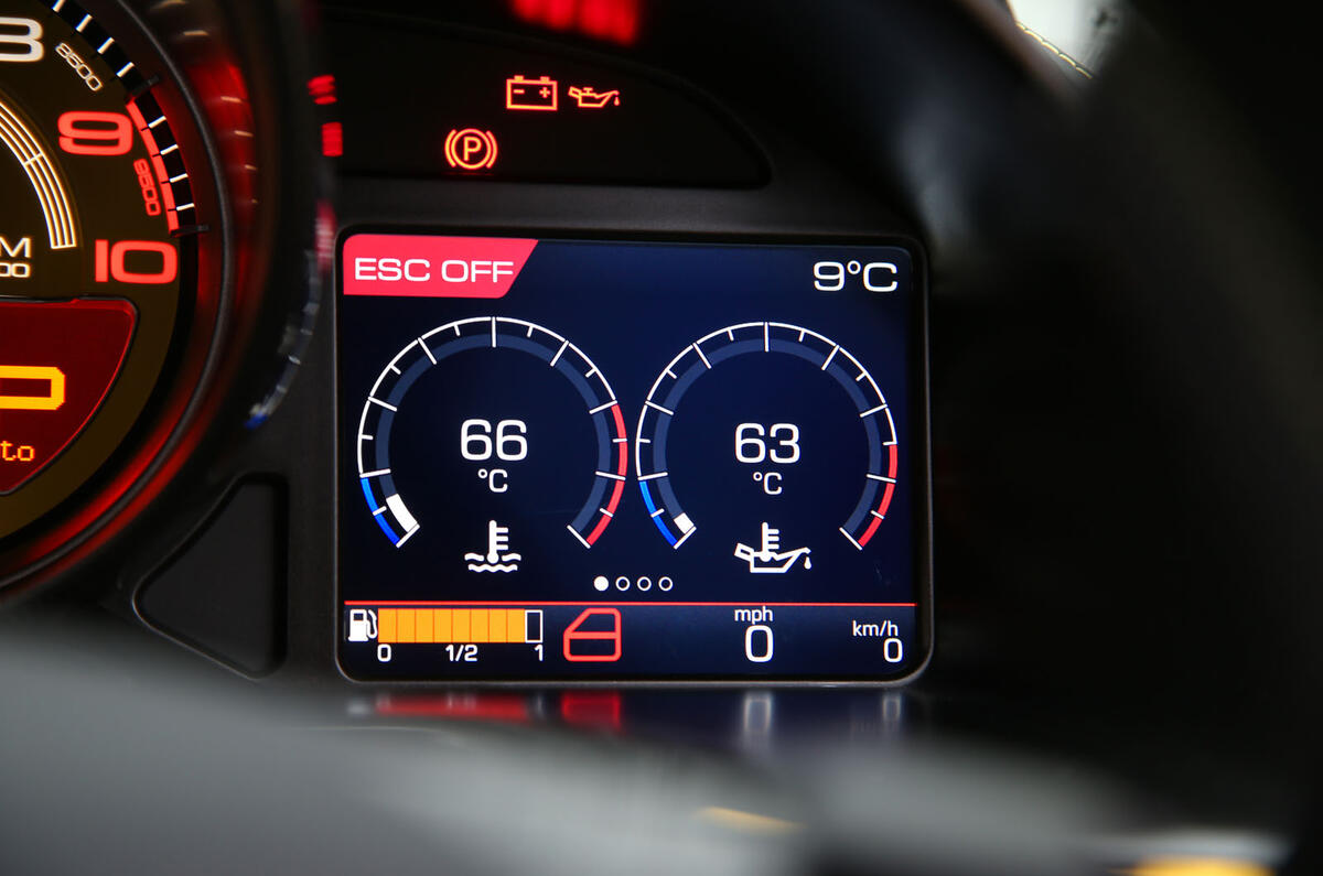 Ferrari 812 Superfast 2018 road test review temperatures