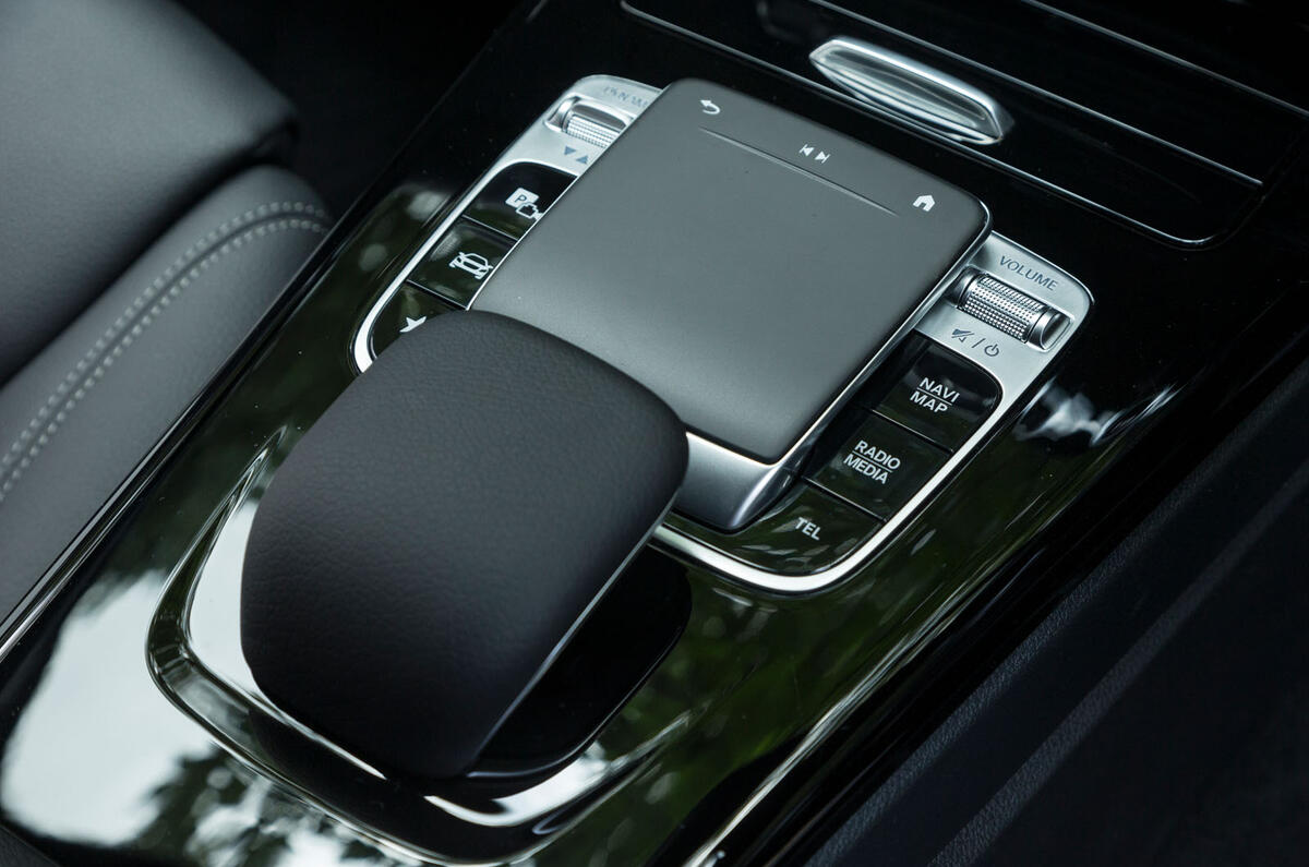 Mercedes-Benz A-Class 2018 road test review centre console