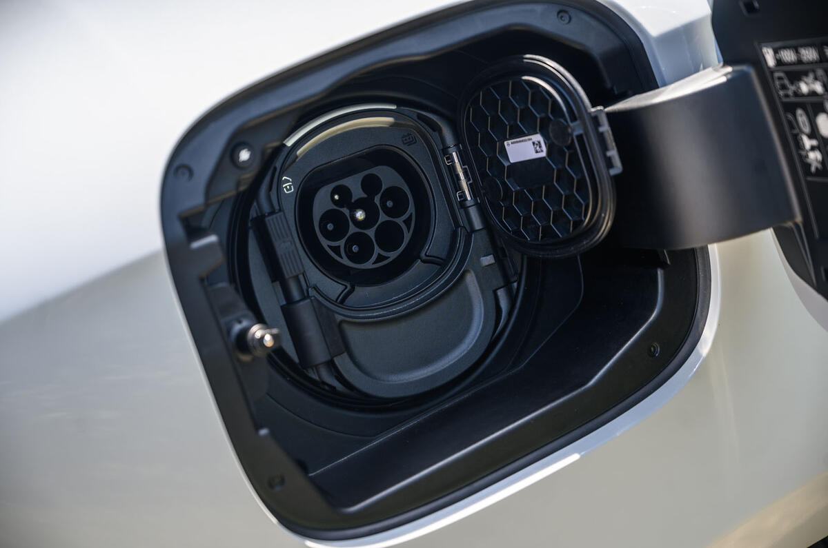 Mercedes-Benz A250e 2020 road test review - charging port