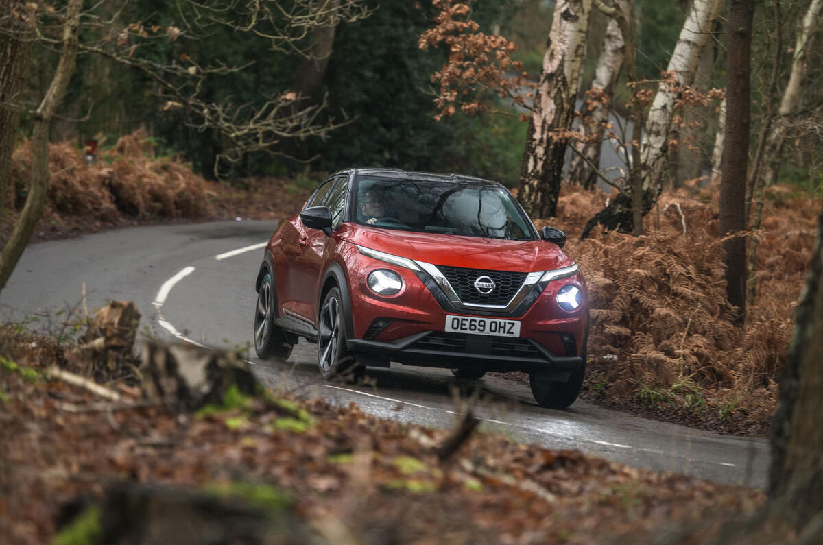 Nissan Juke 2020 road test review - on the road front