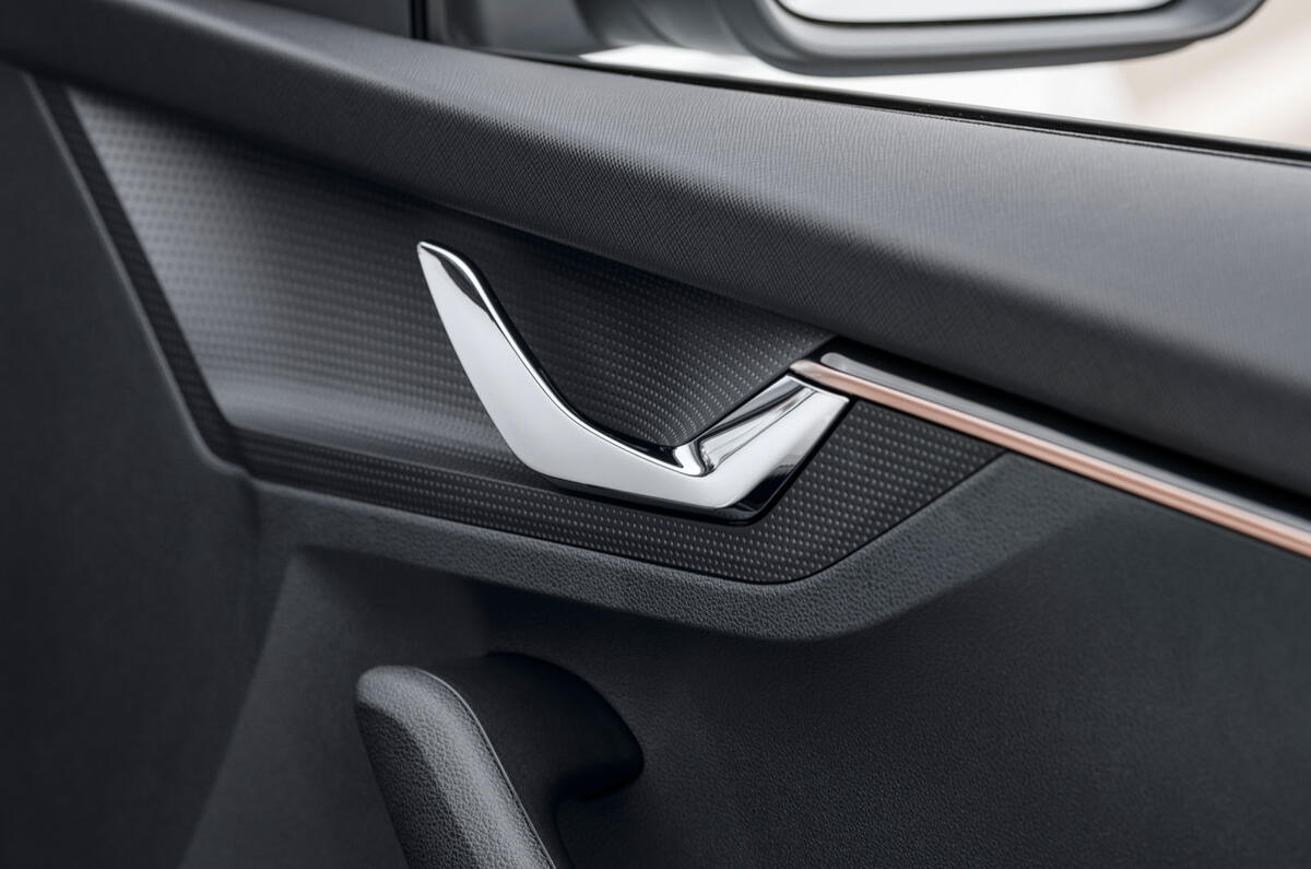 Skoda Kamiq 2019 road test review - door cards