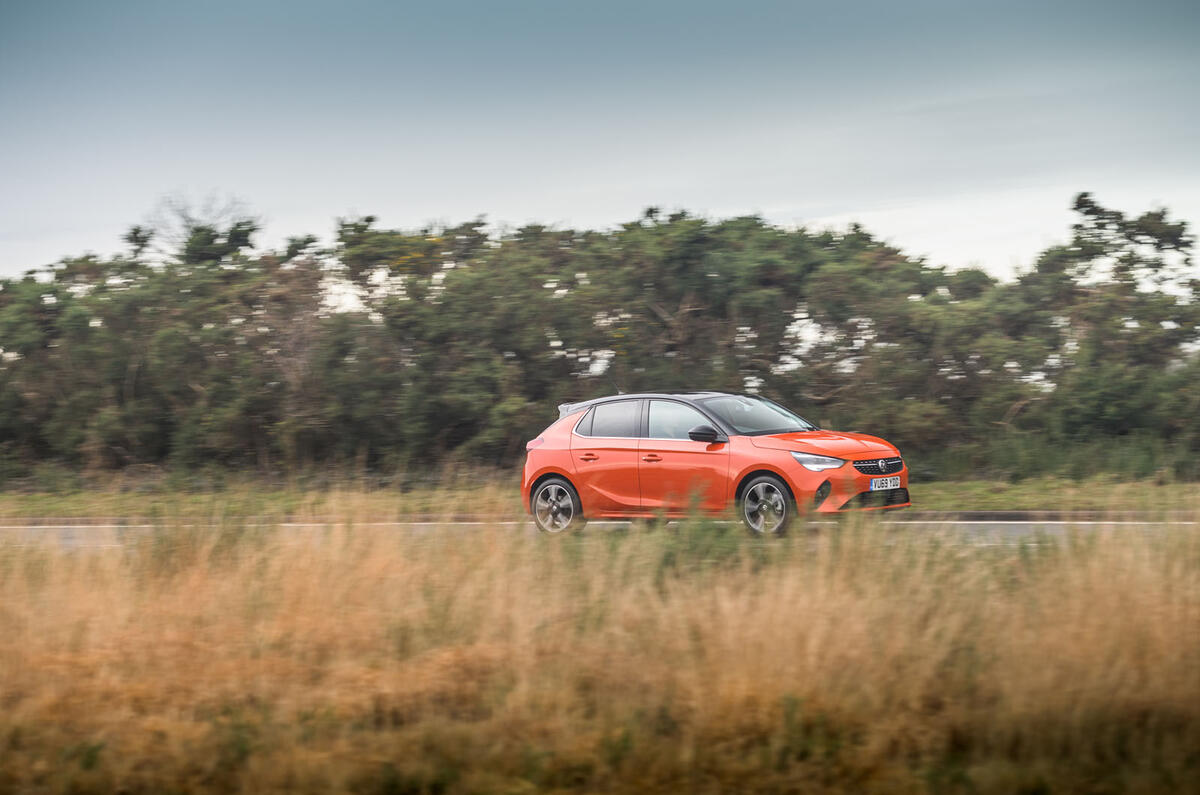 Vauxhall Corsa 2020 road test review - on the road side