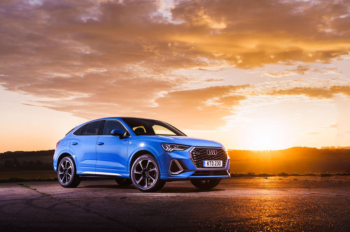 Audi Q3 Sportback 2019 road test review - static front