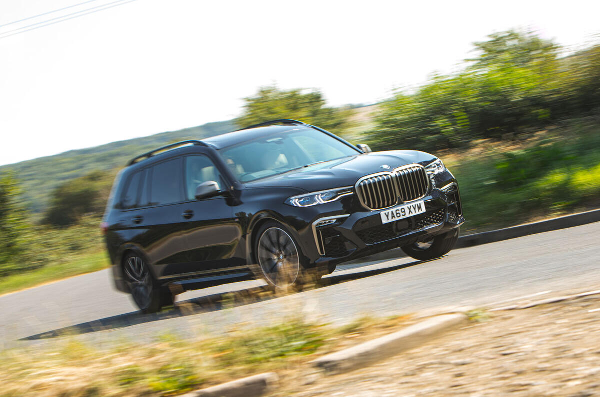 BMW X7 2020 : examen de l'essai routier - les virages à l'avant