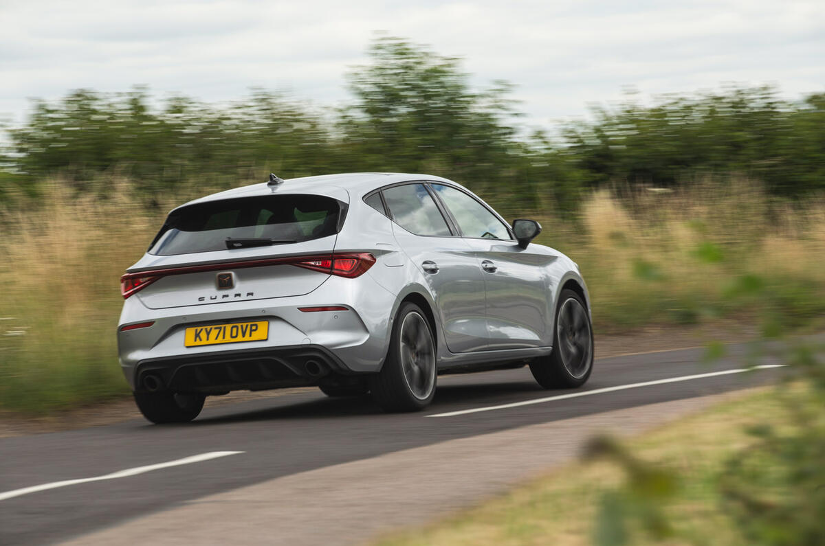 23 Cupra Leon 245 Hatchback RT 2022 rear corner