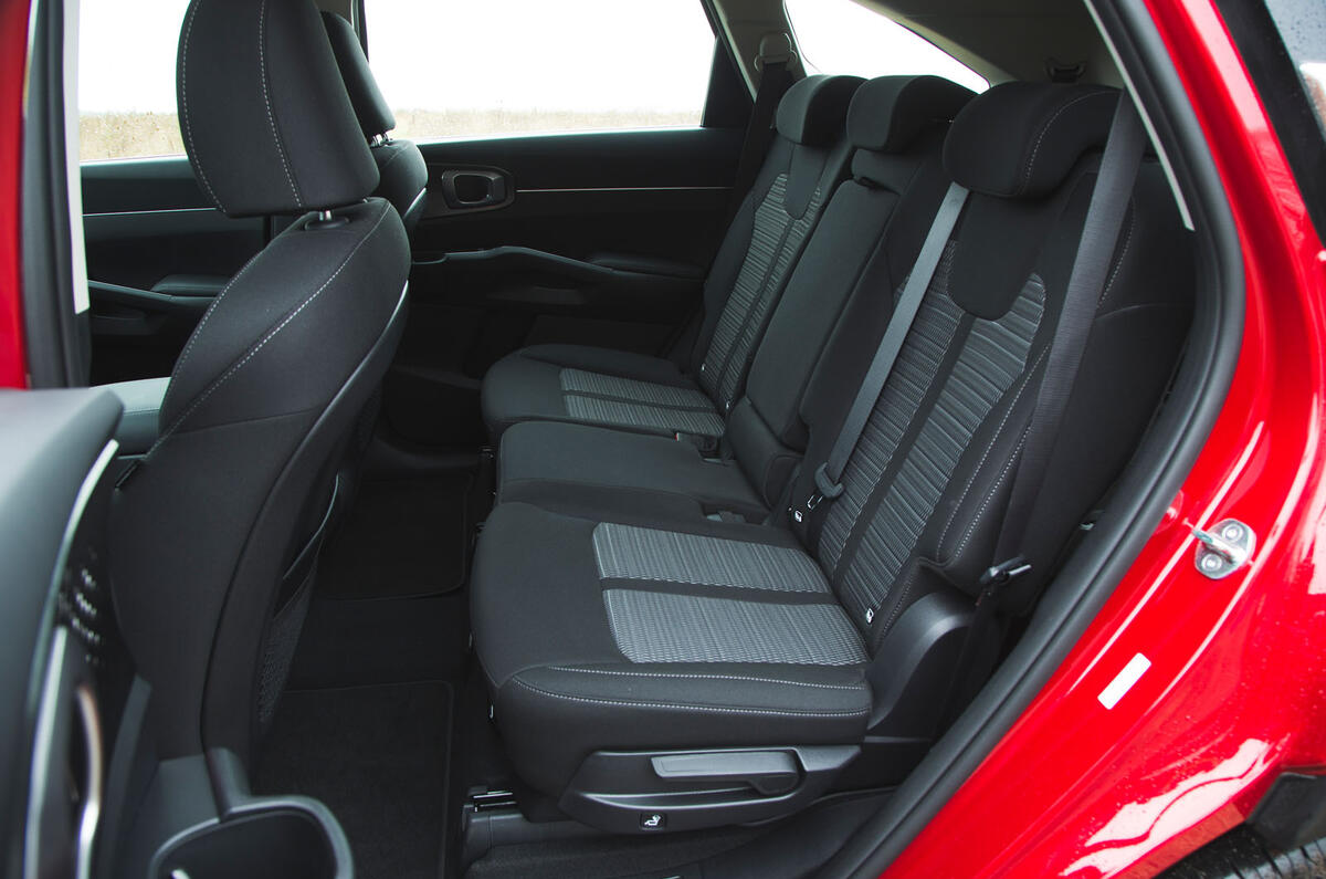 23 Kia Sorento 2021 road test review middle row seats