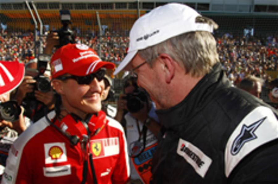 Ferrari confirms Schuey/Merc