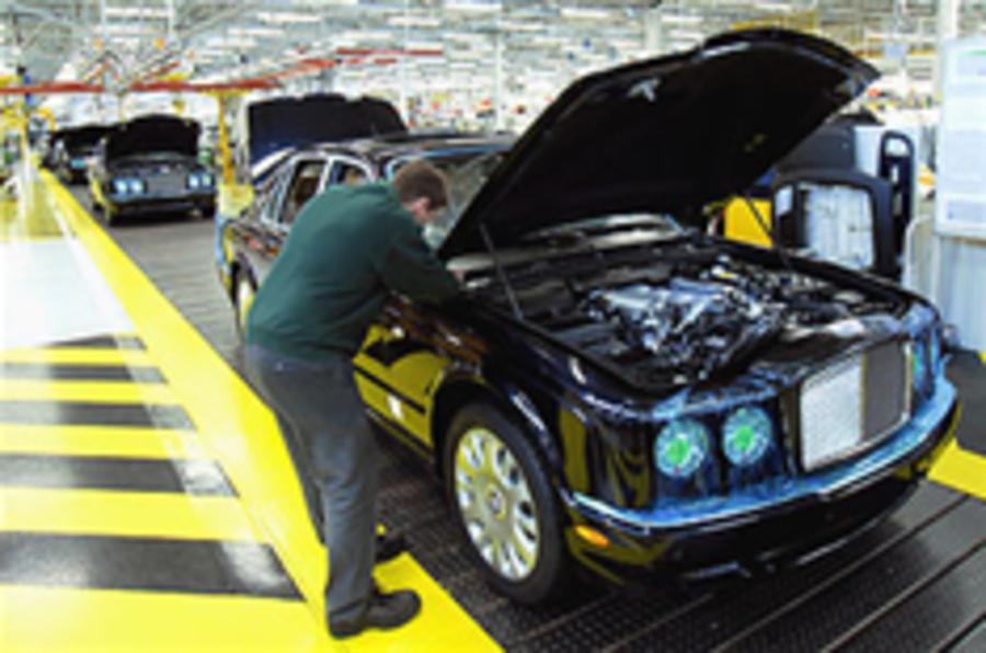 Bentley halts production