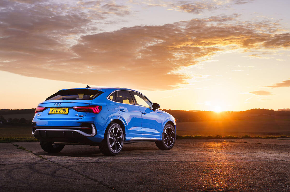 Audi Q3 Sportback 2019 road test review - static rear