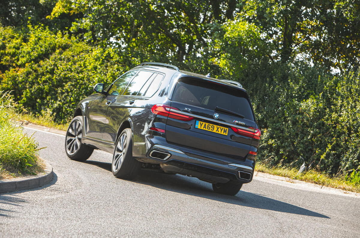 BMW X7 2020 : examen de l'essai routier - les virages à l'arrière