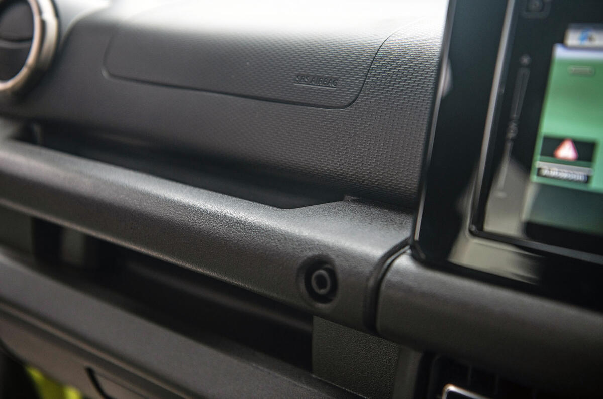 Suzuki Jimny 2018 road test review - passenger grab handle