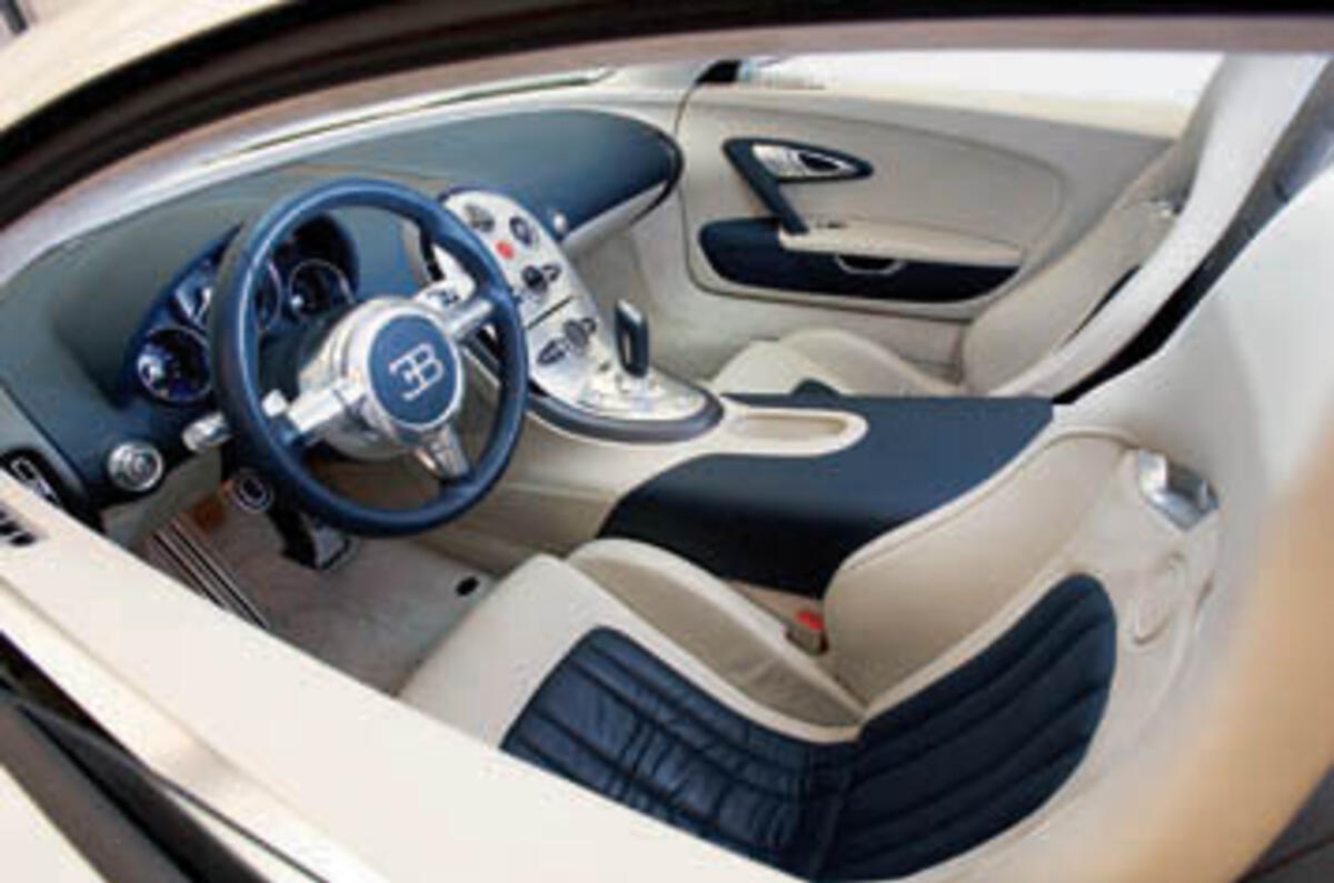 2005 Bugatti Veyron Interior Bugatti Veyron 2005 review | Autocar