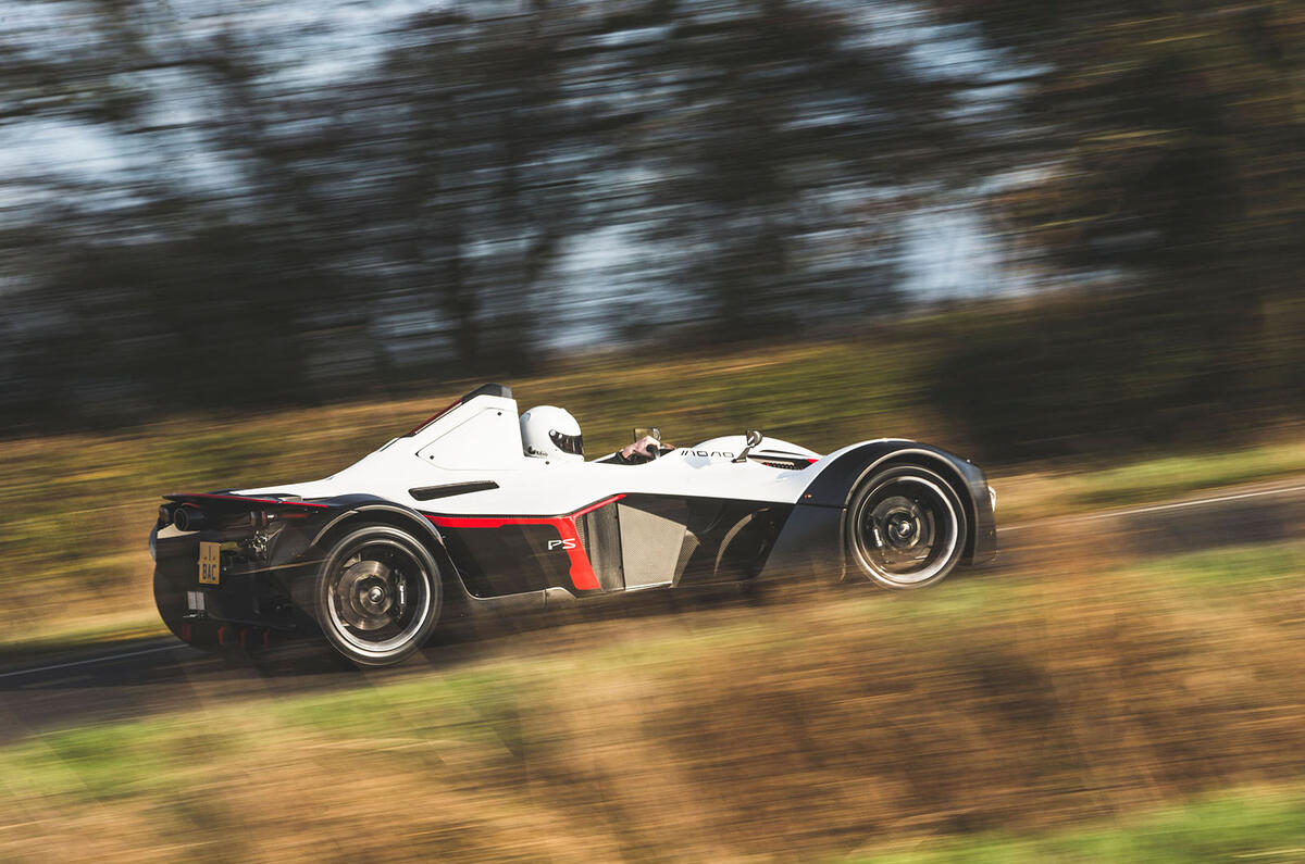 BAC Mono 2018 review - on the road side