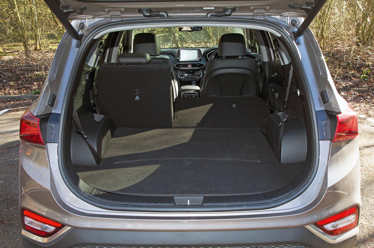Hyundai Santa Fe 2019 road test review - boot