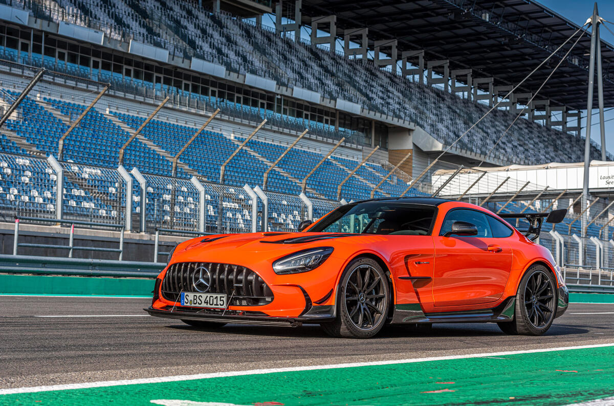 Mercedes-AMG GT Black Series road test review - static front