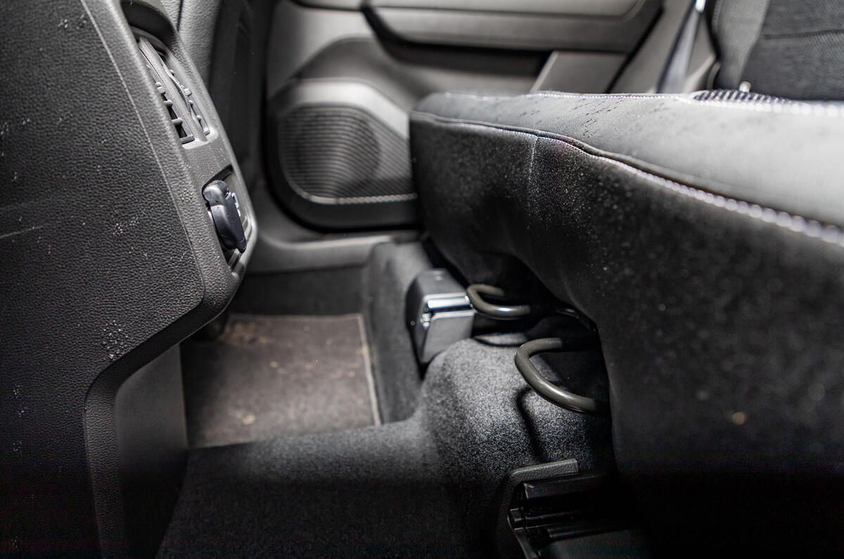 Renault Captur 2020 road test review - rear bench