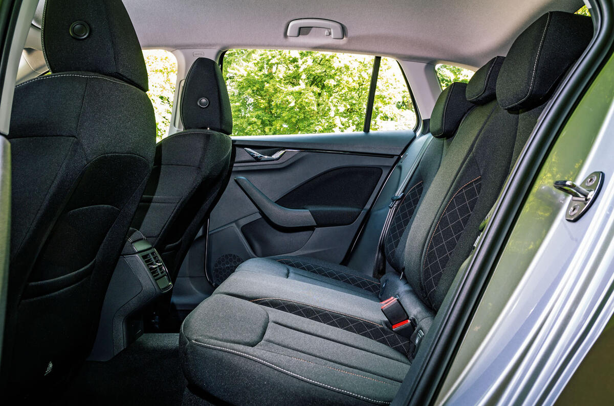 Skoda Scala 2019 road test review - rear seats