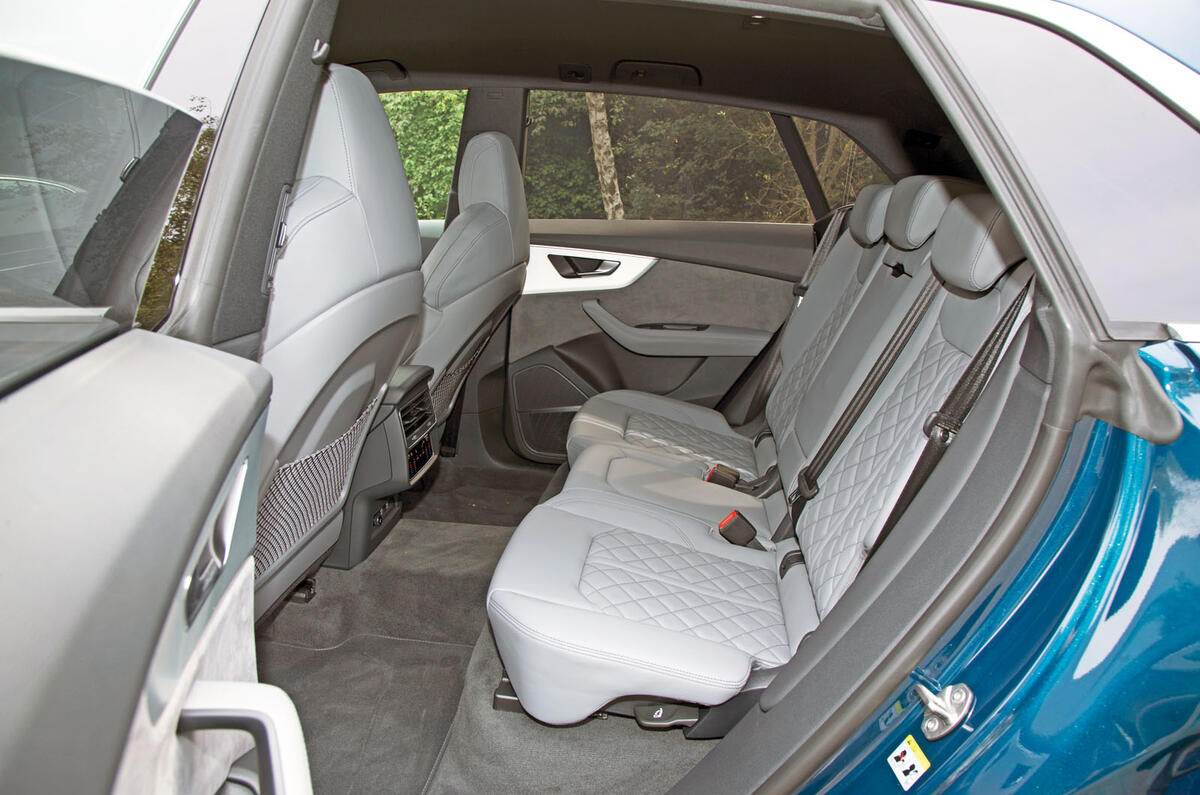 Audi Q8 50 TDI Quattro S Line 2018 road test review - rear seats