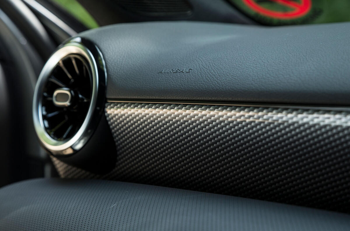 Mercedes-Benz A-Class 2018 road test review interior trim