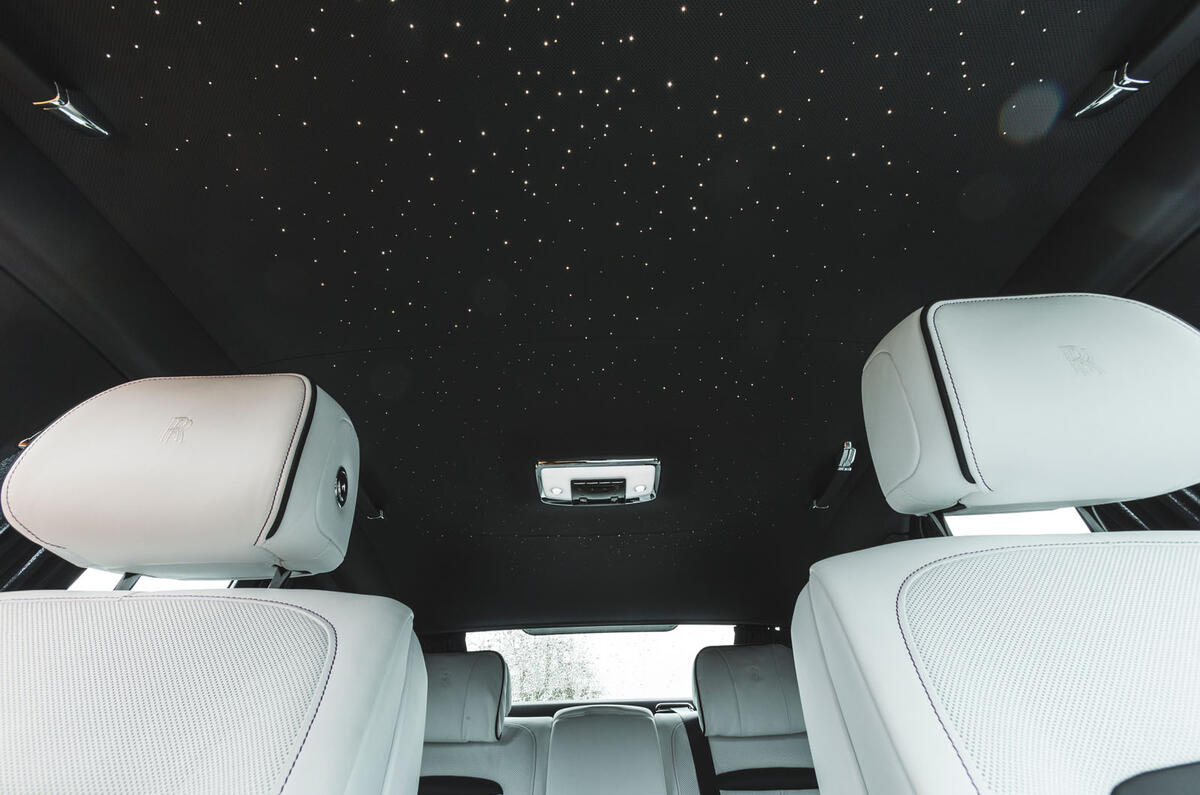 26 Rolls Royce Ghost 2021 road test review roof lining