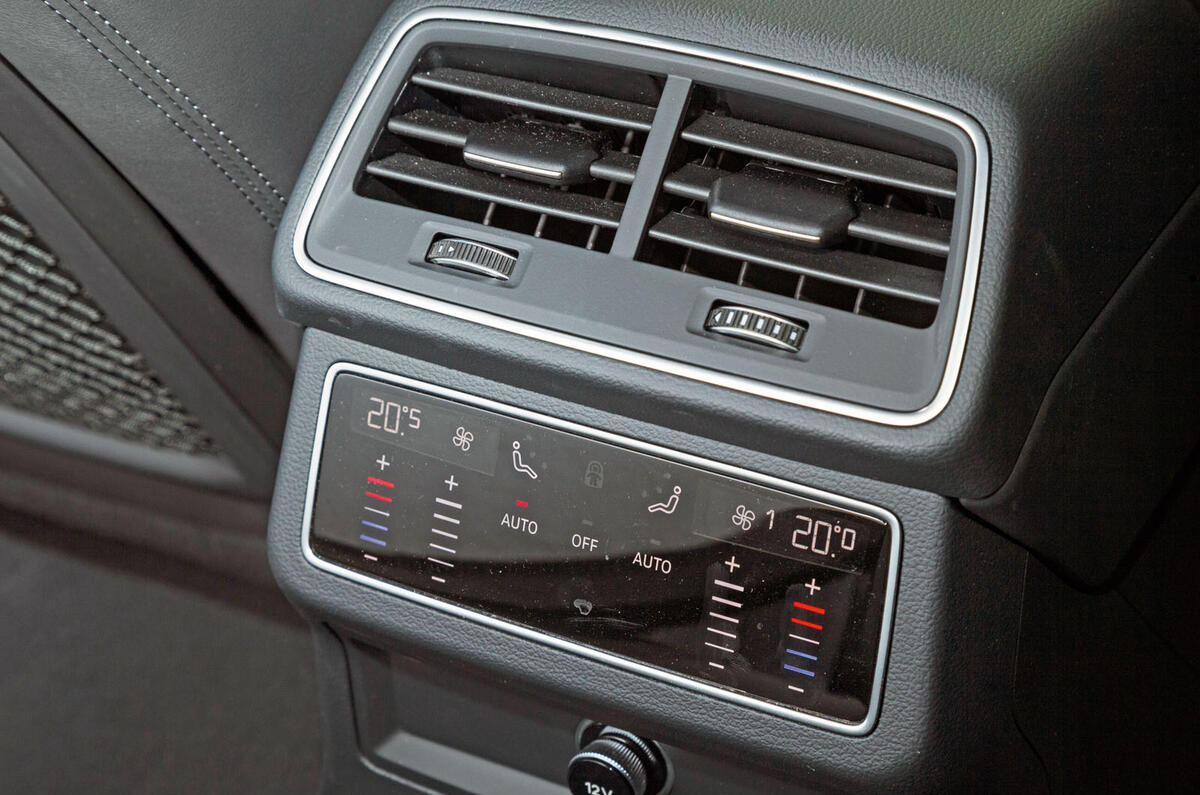 Audi A7 Sportback 2018 road test review climate control