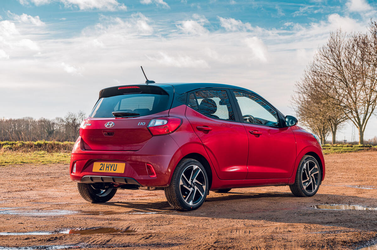 Hyundai i10 2020 road test review - static rear