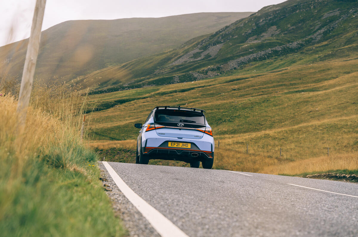 27 Hyundai i20 N 2021 RT on road rear