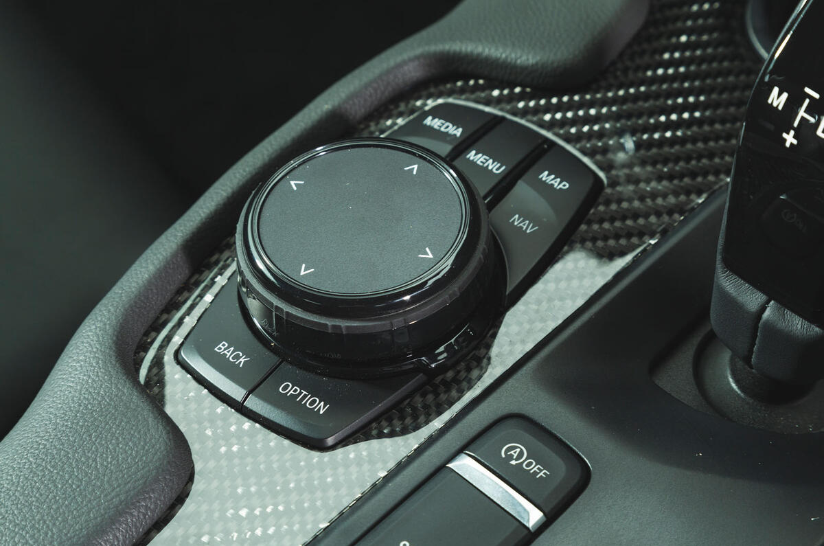 Toyota GR Supra 2019 road test review - iDrive controller