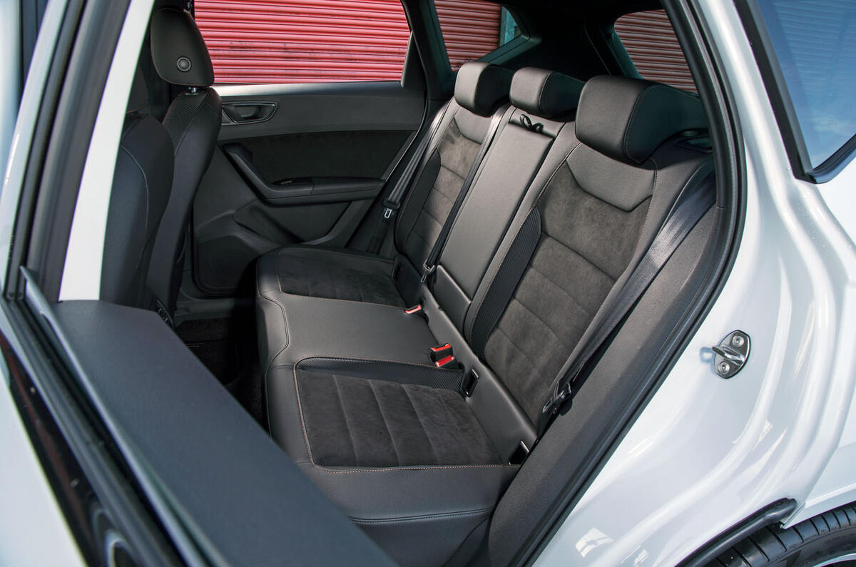 Cupra Ateca 2019 road test review - rear seats