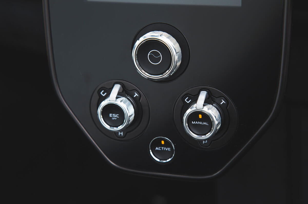 McLaren Senna 2018 road test review - traction controls