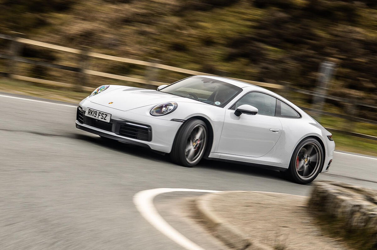 Porsche 911 Carrera S 2019 road test review - on the road side