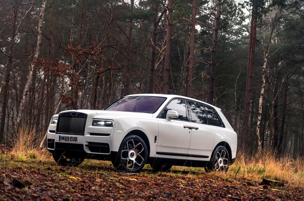 Examen de l'essai routier de la Rolls Royce Cullinan 2020 - statique