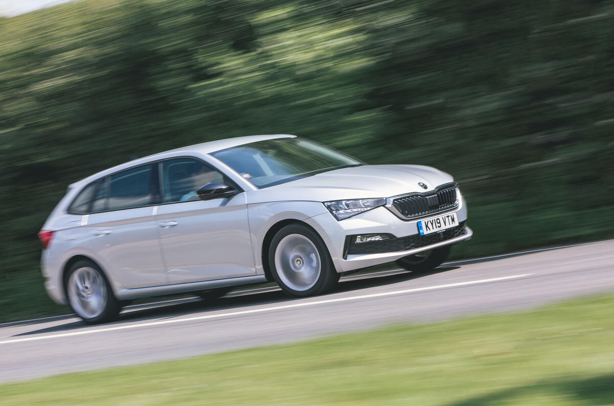 Skoda Scala 2019 road test review - on the road side