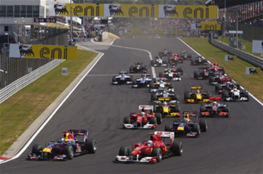 F1 2011 calendar announced