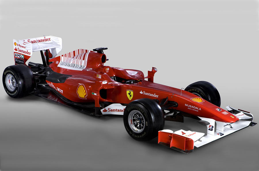 Ferrari launches 2010 F1 car