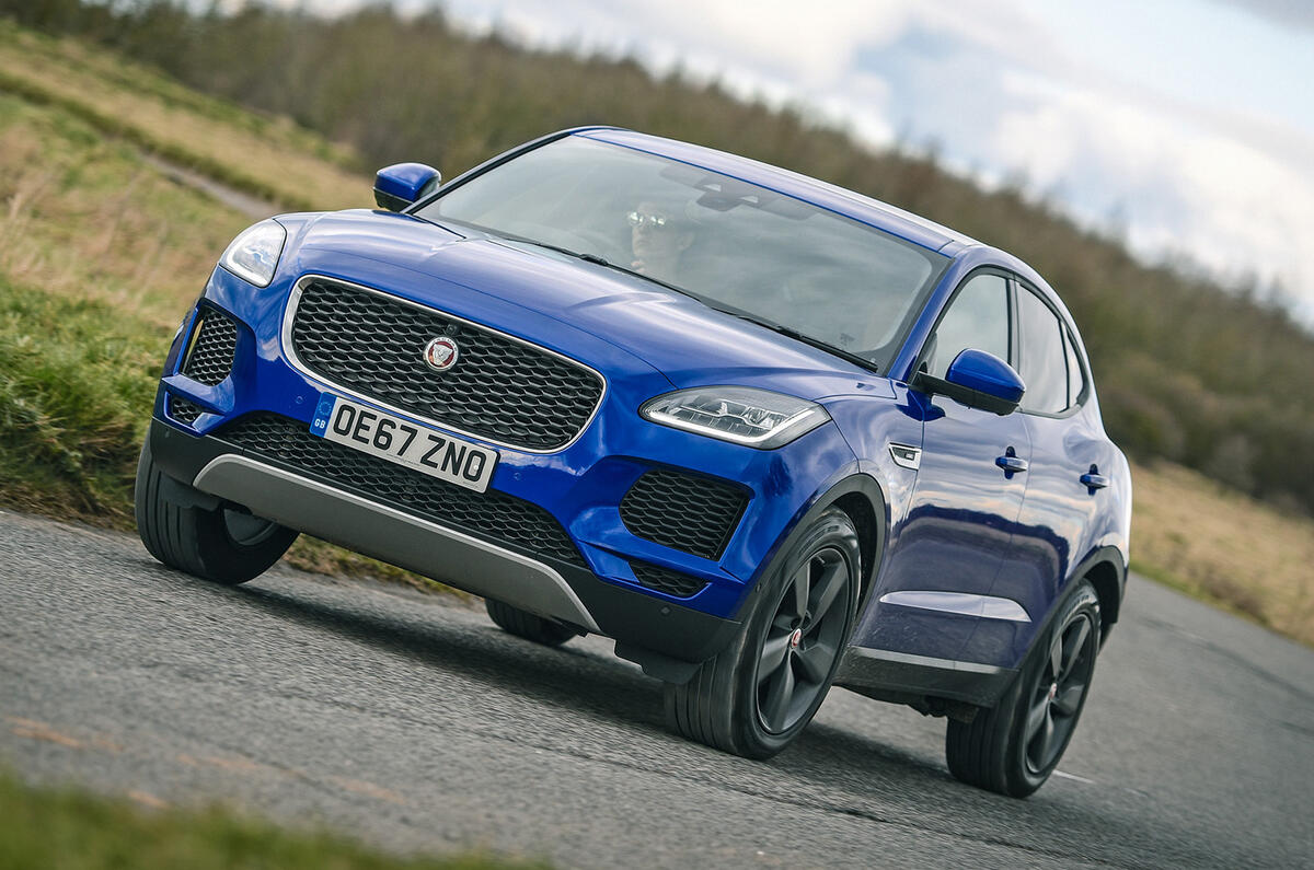 Jaguar E-Pace Critique des virages